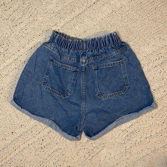 High Waisted Jean Shorts - Picture 2 of 2